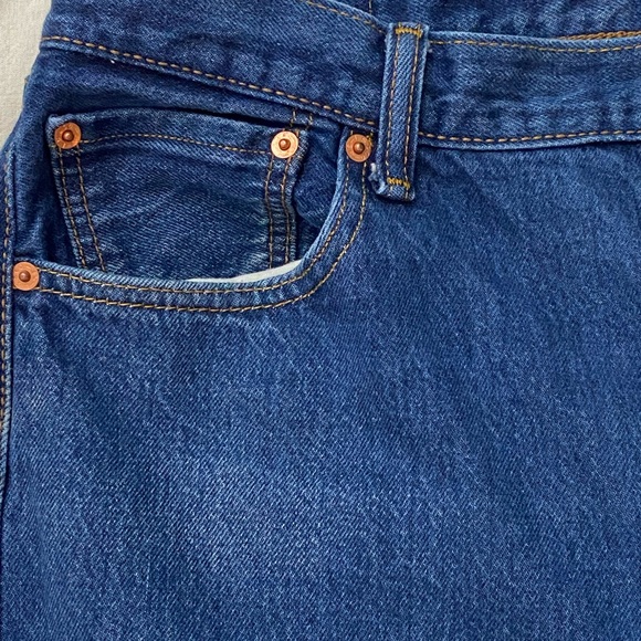 EUC RARE 501 BUTTON FLY V-STITCH DENIM JEANS - Picture 11 of 12